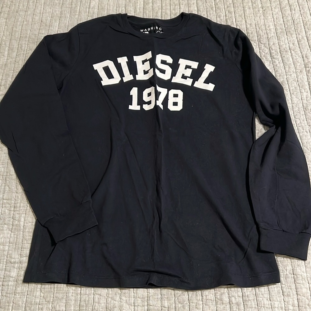 🔥🔥Diesel Men's Black Long Sleeve Shirt